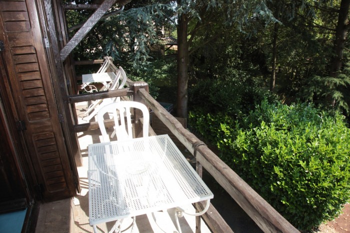 Chambre avec balcon vue sur le parc et la nature